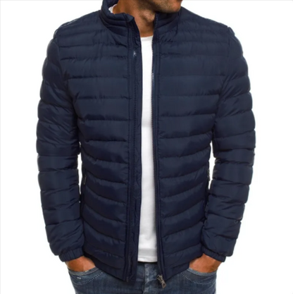 Men's Coldproof Cotton Padded Jacket – Outdoor Zipper Coat
